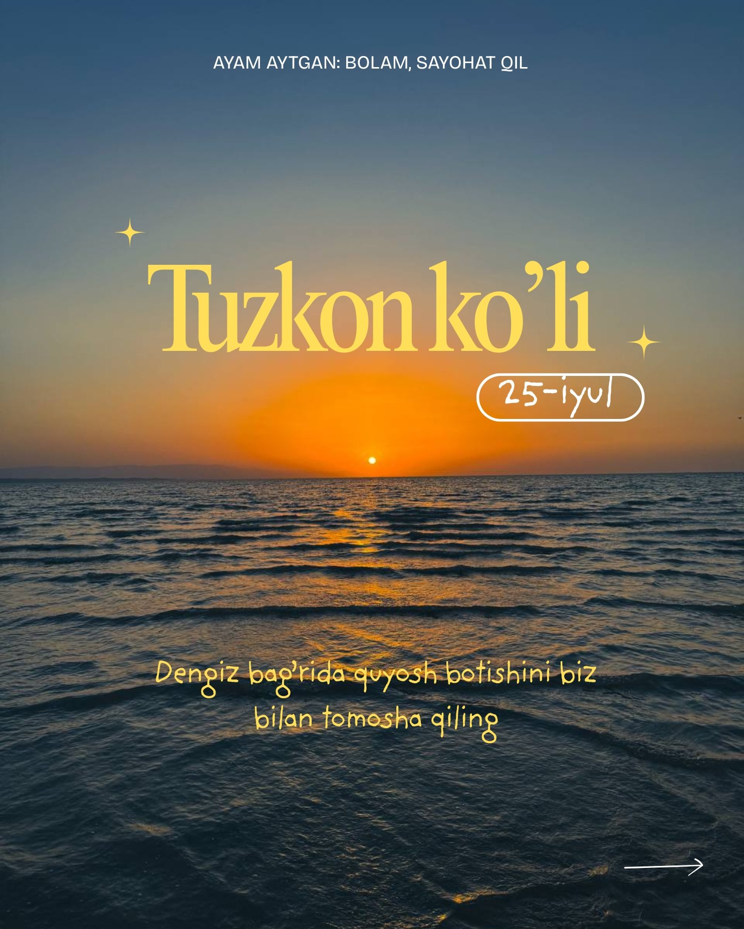 Tuzkon Ko'li ga